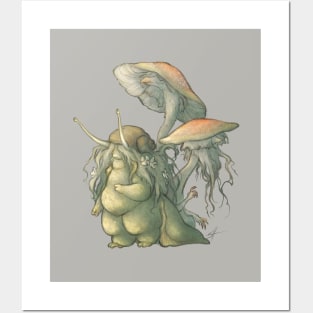 Snail and Mushroom Changelings Posters and Art